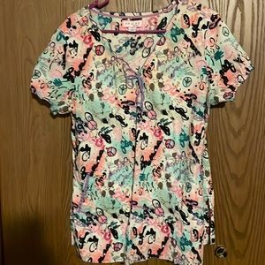 Koi Large Scrub Top.